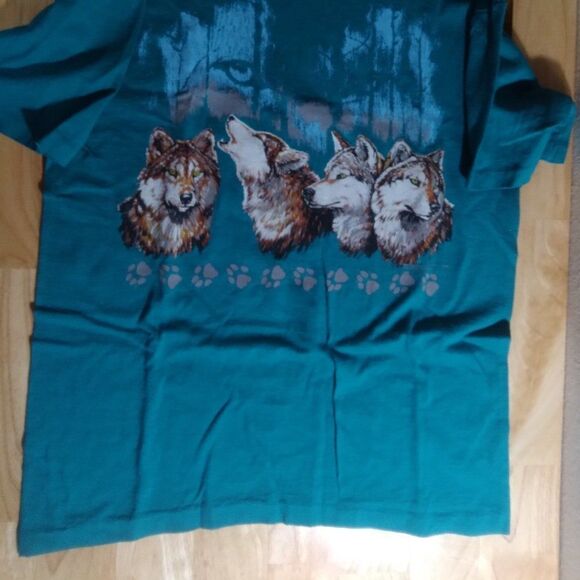Vintage STX Wolves Graphic T-Shirt - Picture 3 of 9